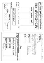 English Worksheet: regular verbs final ed