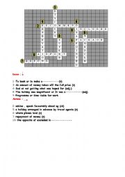 crossword about travel