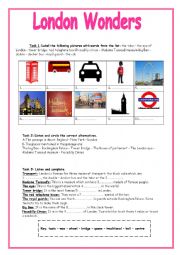 London Wonders (8th form Module 1 Lesson 5) Listening