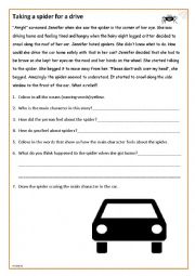 English Worksheet: Reading comprehension