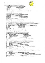 English Worksheet: Test