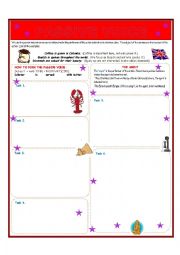 English Worksheet: Passive Voice 3 Pages (Preview Problem!)