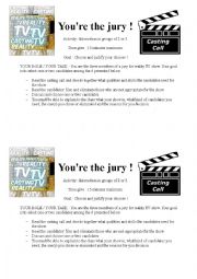 Youre the jury for a casting part 1