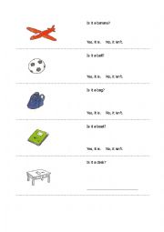 English Worksheet: Is it ...?