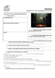 Knowing Movie Worksheet