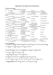 English Worksheet: grammar 