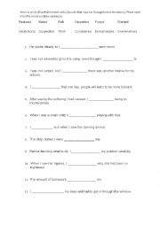 mental verbs