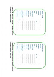 English Worksheet: Patients record 
