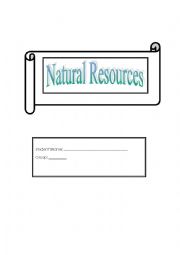 English Worksheet: Natural Resources