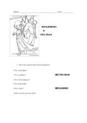 English Worksheet: Megamind