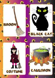 Halloween FLASHCARDS 2 - 5