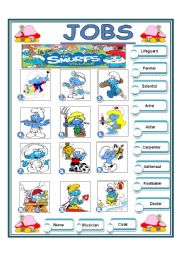 English Worksheet: jobs