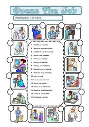 English Worksheet: GUESS GAME 3