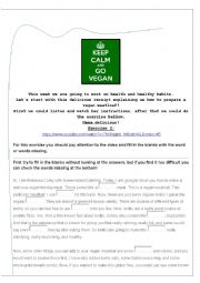 Go vegan! Lesson plan B2-C1