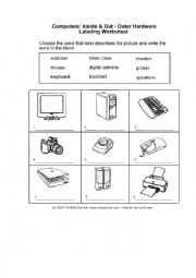 English Worksheet: Computers Technology