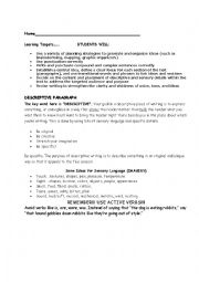 English Worksheet: Writing Assessment