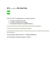 English Worksheet: Conditionals