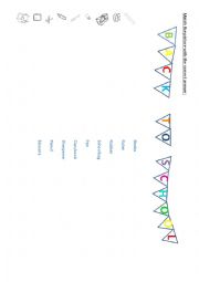 English Worksheet: Back to school!!!