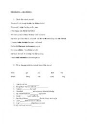 English Worksheet: Full infinitive-Bare infinitive