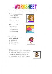 English Worksheet: Have got