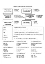 Vocabulary, definitions and conversations