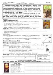 English Worksheet: presenting people 