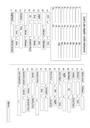 English Worksheet: Basic Math with Letters