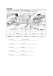 English Worksheet: House Garden