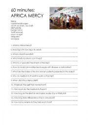 Africa Mercy - CBS 60 minutes video worksheet