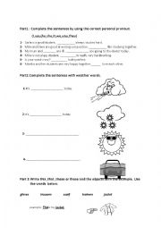 English Worksheet: Present Simple