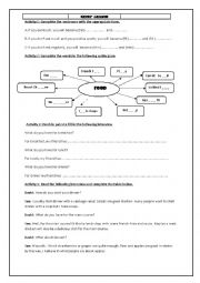 English Worksheet: group session 8th form 