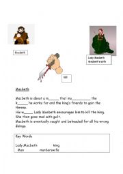 English Worksheet: Macbeth Plot