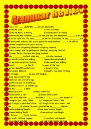 English Worksheet: various grammar tasks
