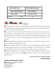 English Worksheet: test