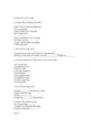 English Worksheet: Addicted to you - Avicii