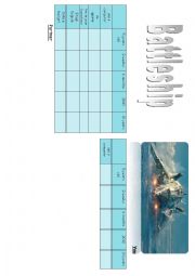 English Worksheet: Battleship