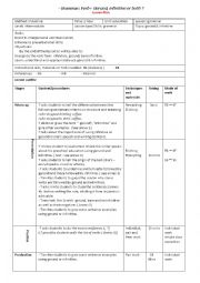 English Worksheet: Gerund, infinitive or Both, lesson plan and materials 