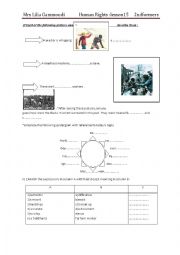 English Worksheet: human rights