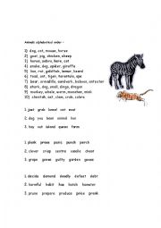 Alphabetical order