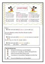 present simple worksheet