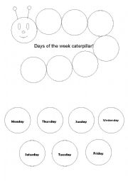 English Worksheet: DAYS OF THE WEEK