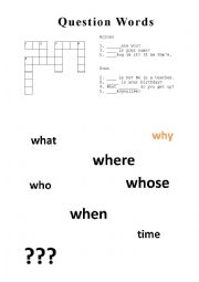 A simple puzzle on question words