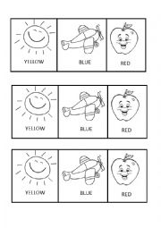 English Worksheet: PRIMARY COLOURS