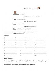 English Worksheet: Speak  english for beginners