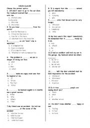 English Worksheet: noun clause