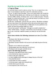 English Worksheet: Reading comprehension