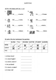 English Worksheet: Grammar