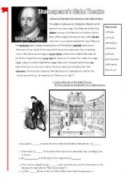 English Worksheet: The Globe Theatre