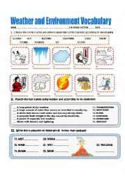 PART 1 Extreme weather and environment (from book Activate B1)