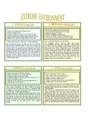 English Worksheet: PART 2 Extreme weather and environment (from book Activate B1)